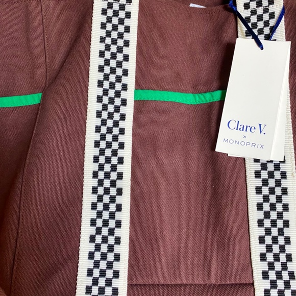 New Clare V Brown Le Box Tote - Picture 2 of 15